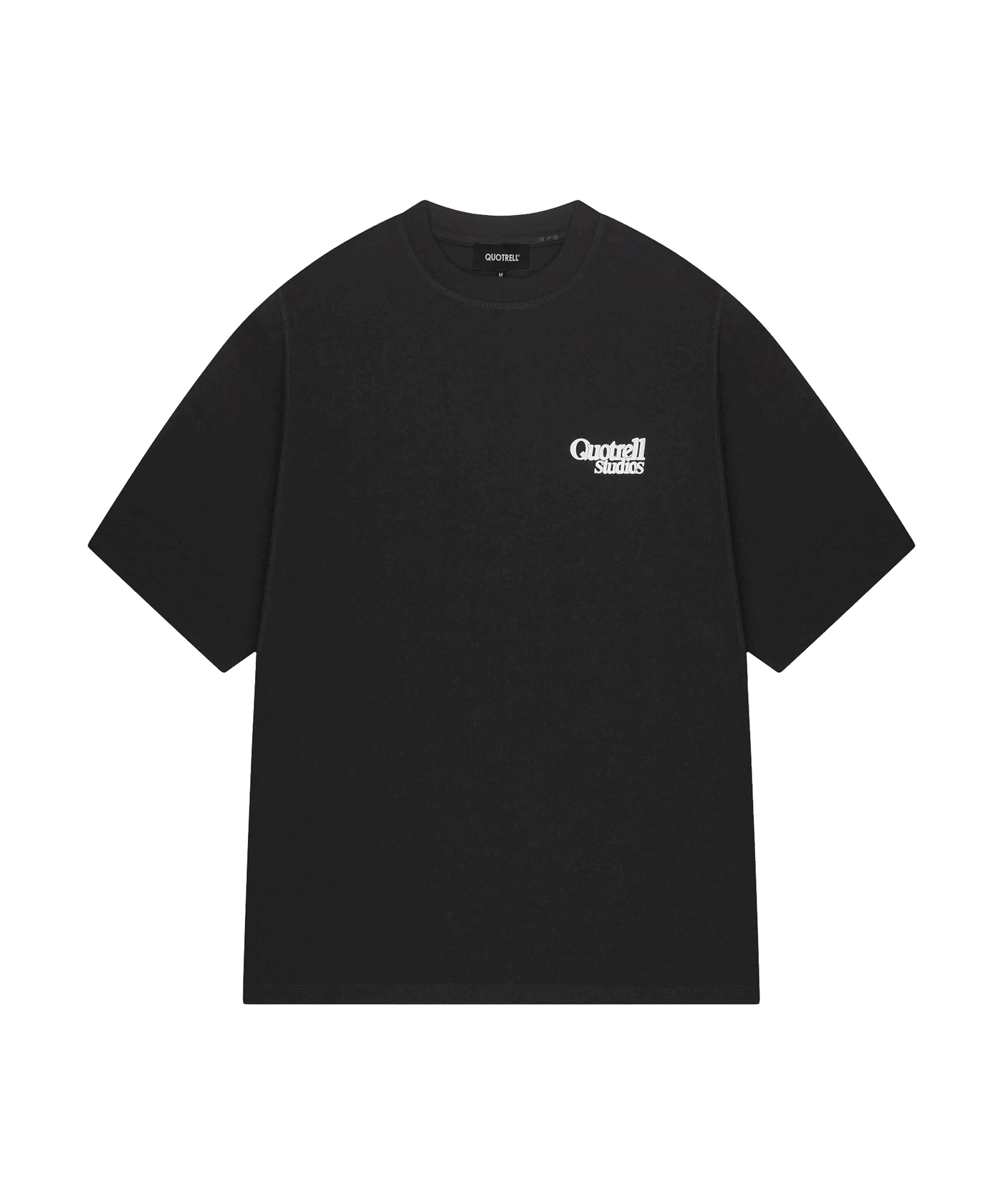 Quotrell - Puff Studio - T-shirt - Black/white