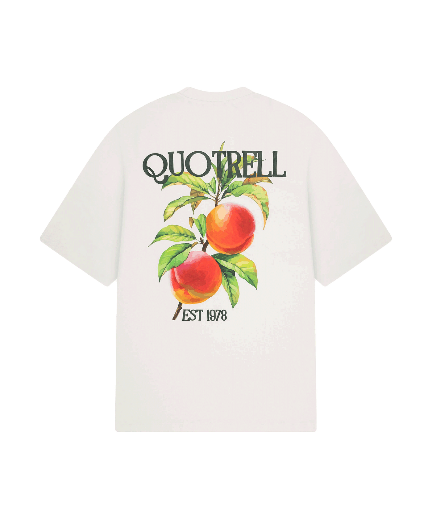 Quotrell - Peaches - T-shirt - Offwhite/green