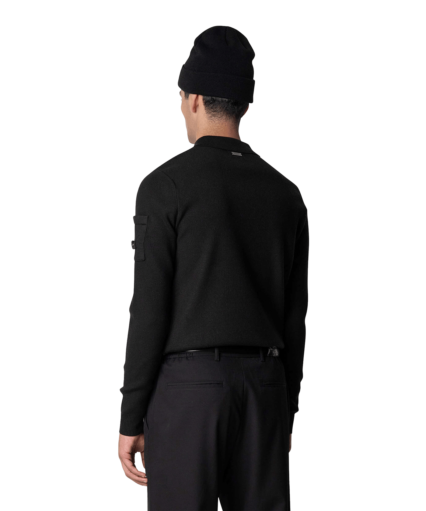 Quotrell - Chief - Knitted Polo - Black