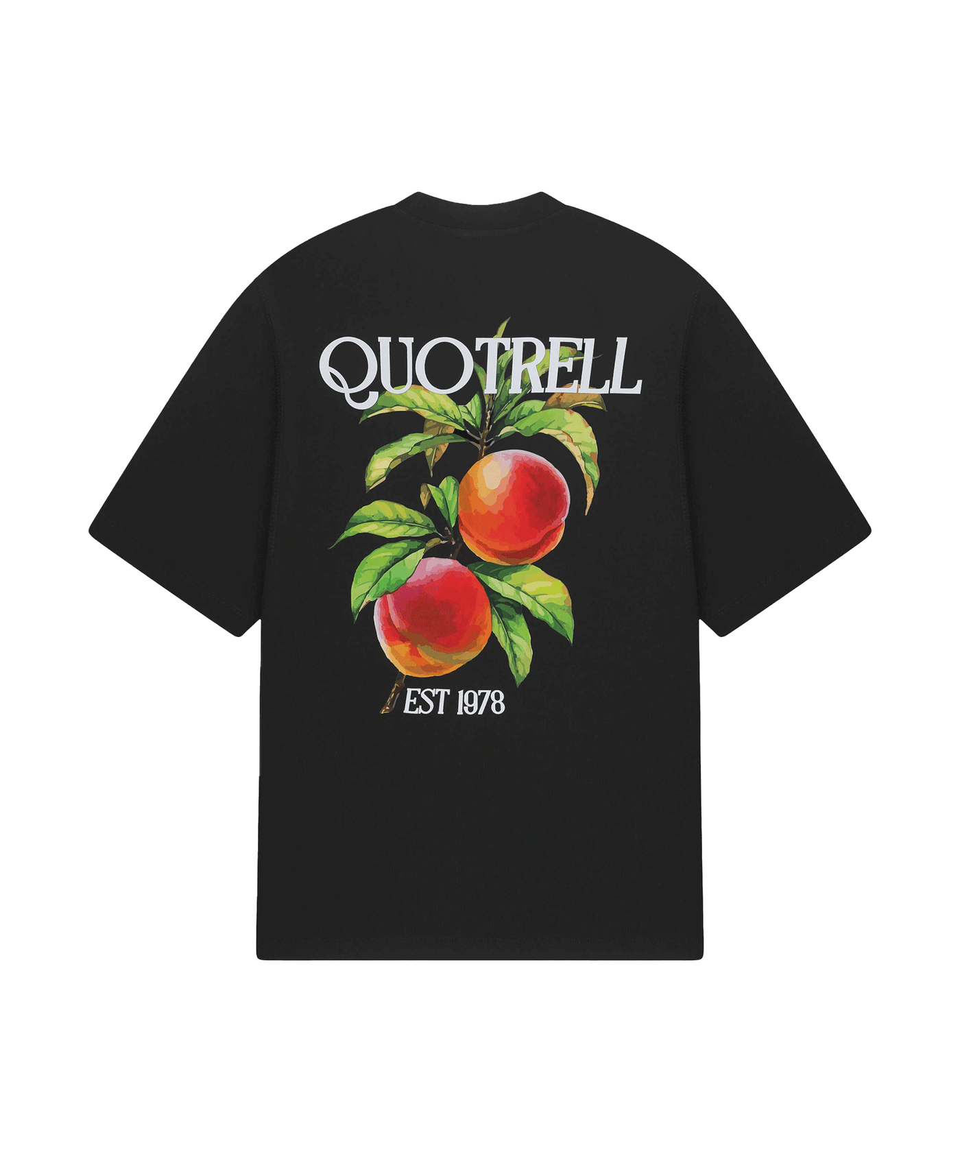 Quotrell - Peaches - T-shirt - Black/white