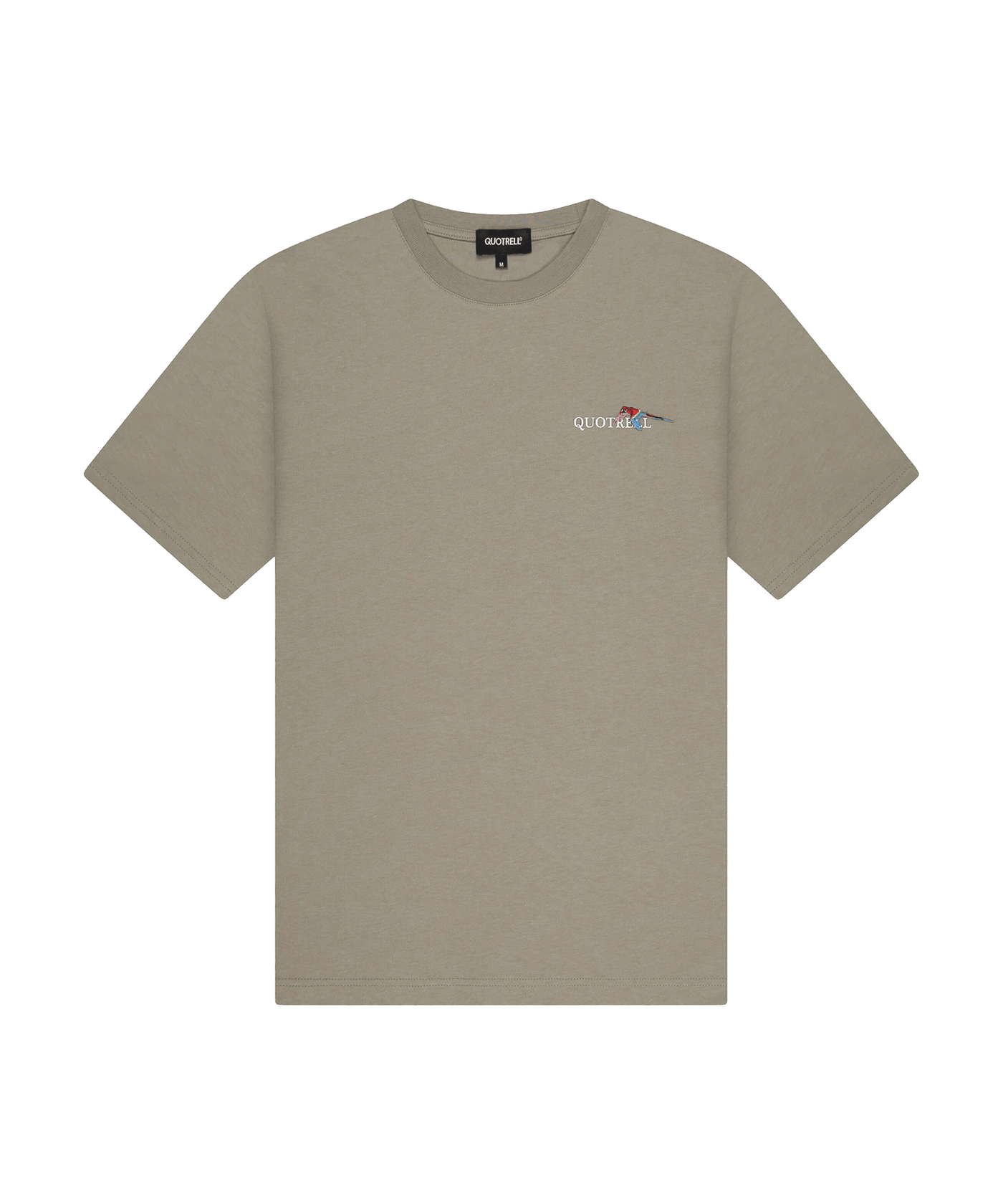 Quotrell - Jungle - T-shirt - Faded Olive/white