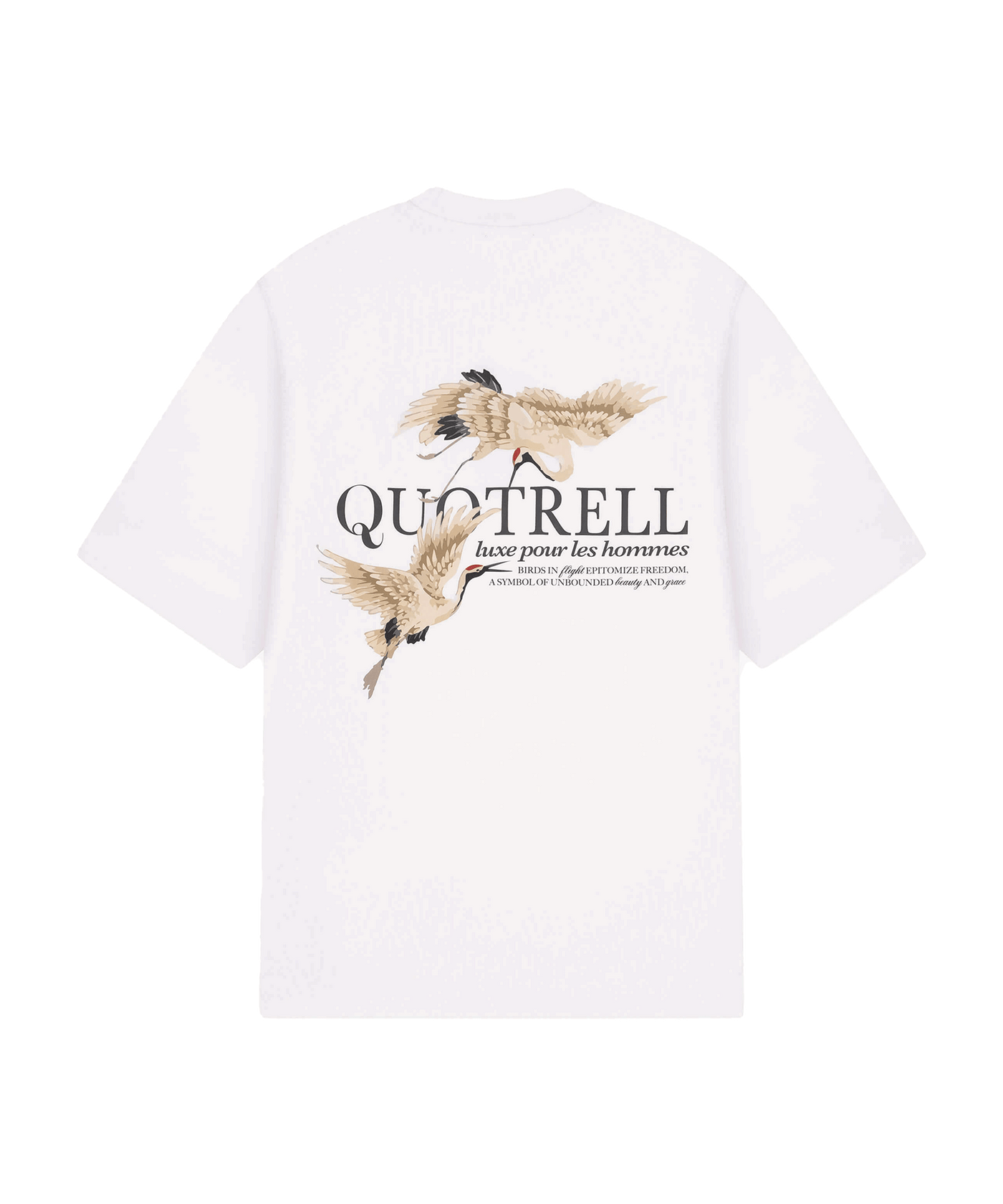 Quotrell - Heron - T-shirt - White/anthracite