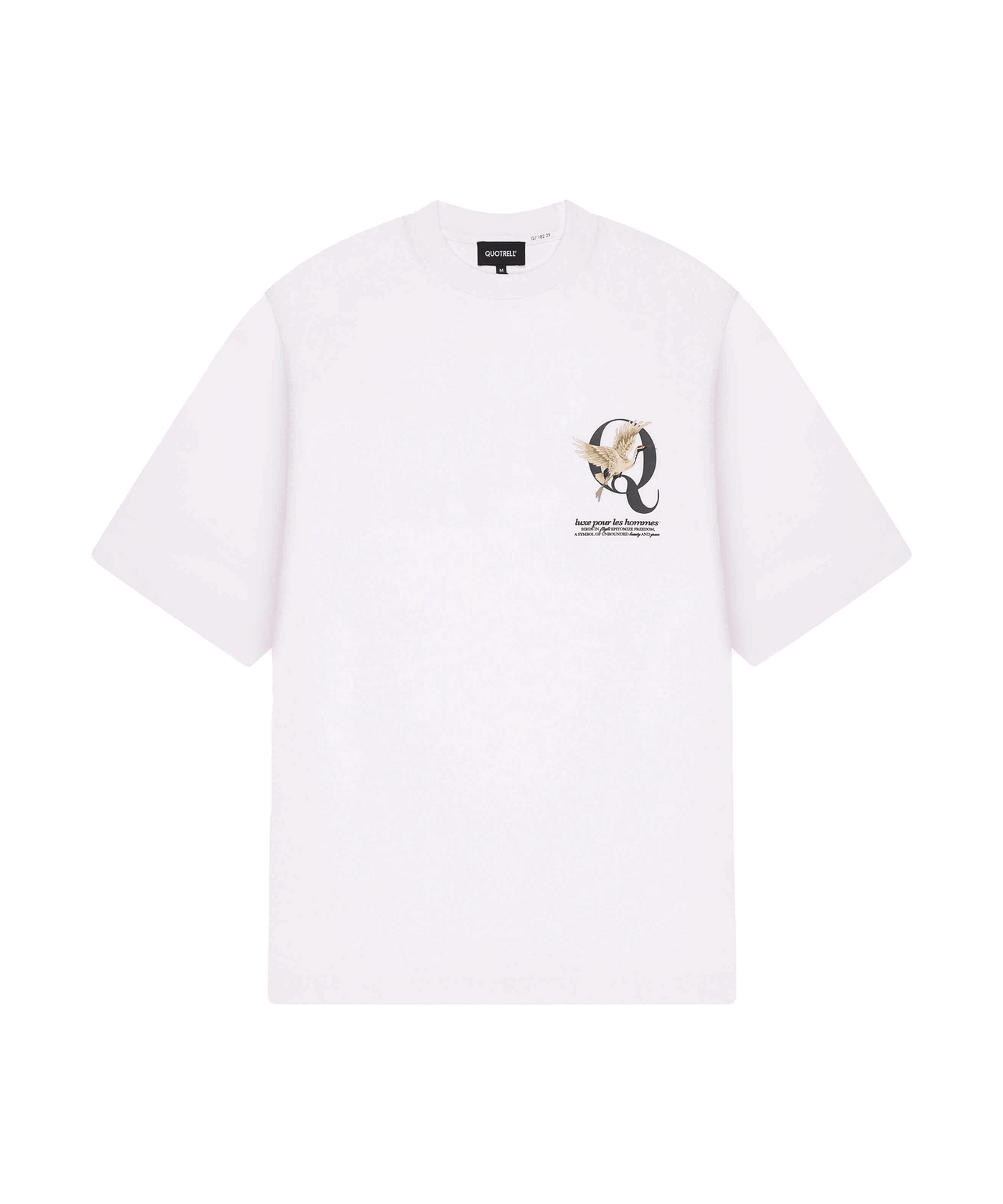 Quotrell - Heron - T-shirt - White/anthracite