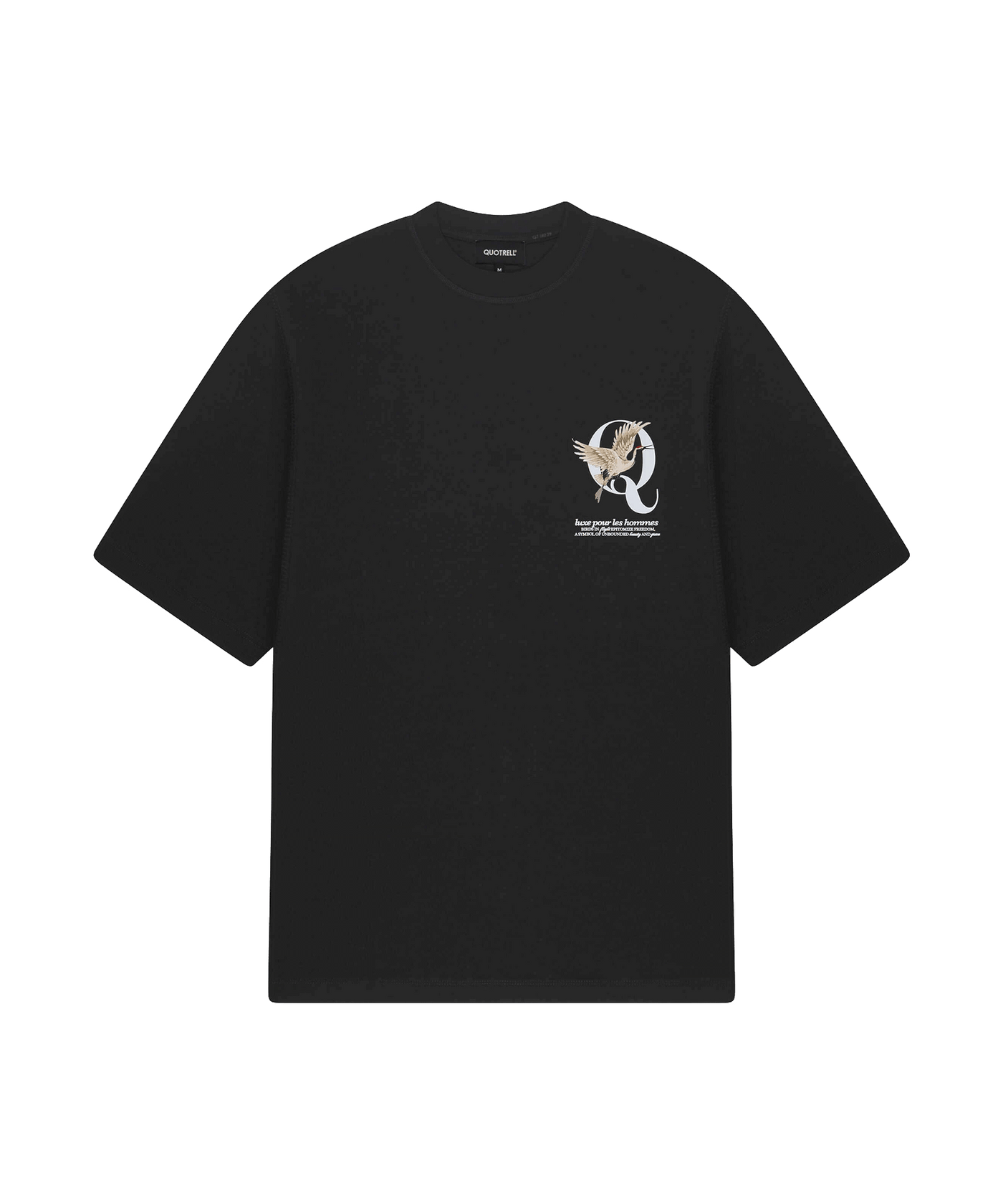 Quotrell - Heron - T-shirt - Black/white