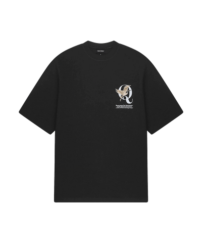 Quotrell - Heron - T-shirt - Black/white