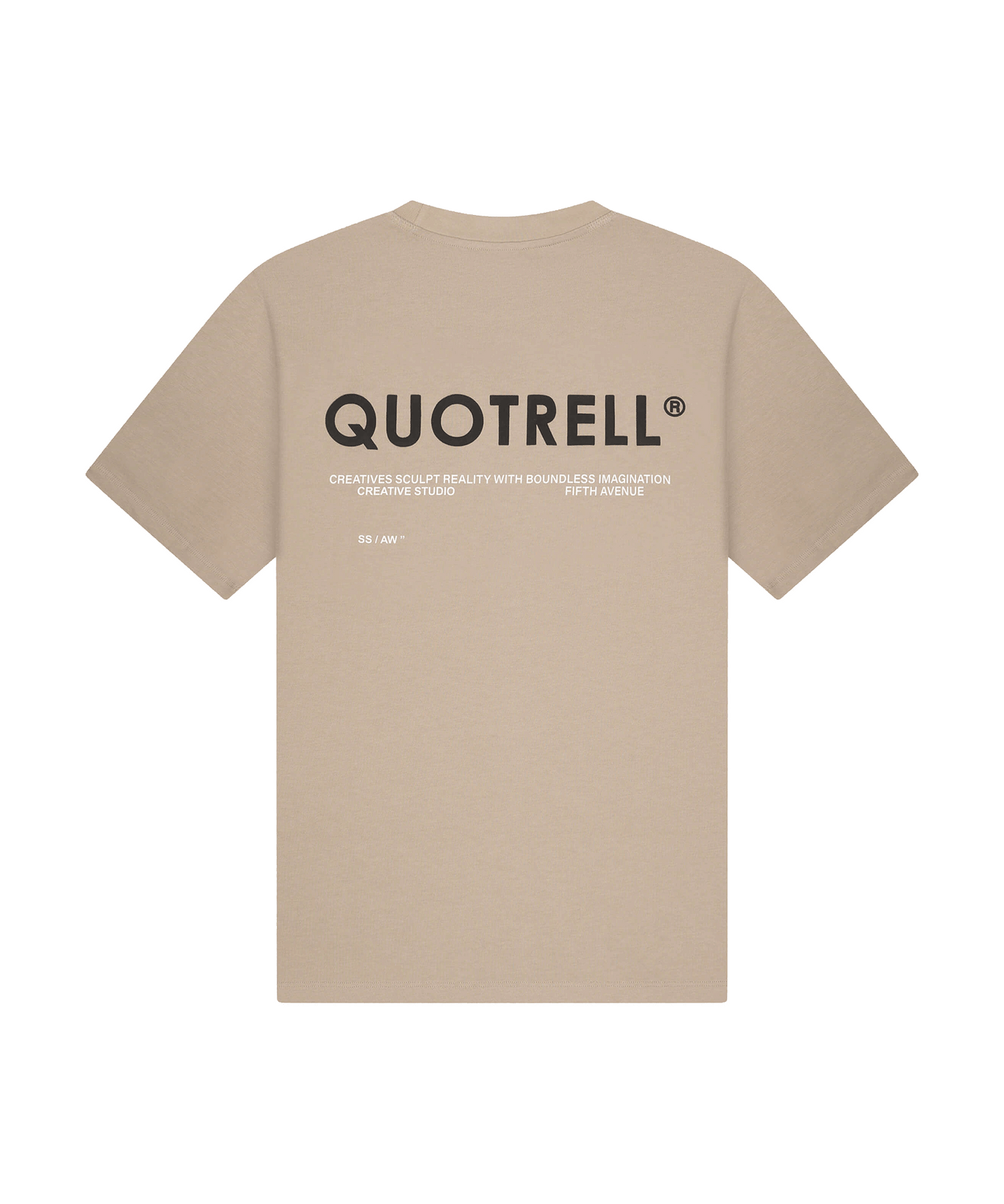 Quotrell - Elevate - T-shirt - Greige/off White