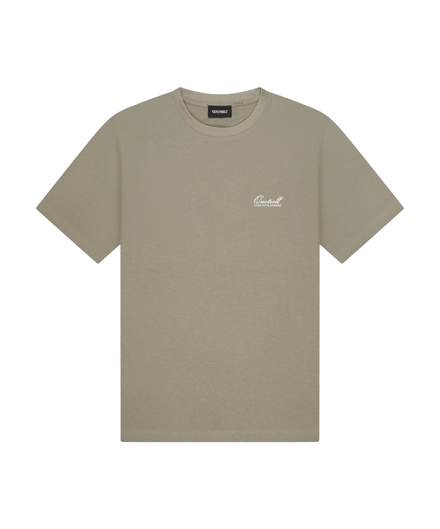 Quotrell - Damson - T-shirt - Faded Olive/white
