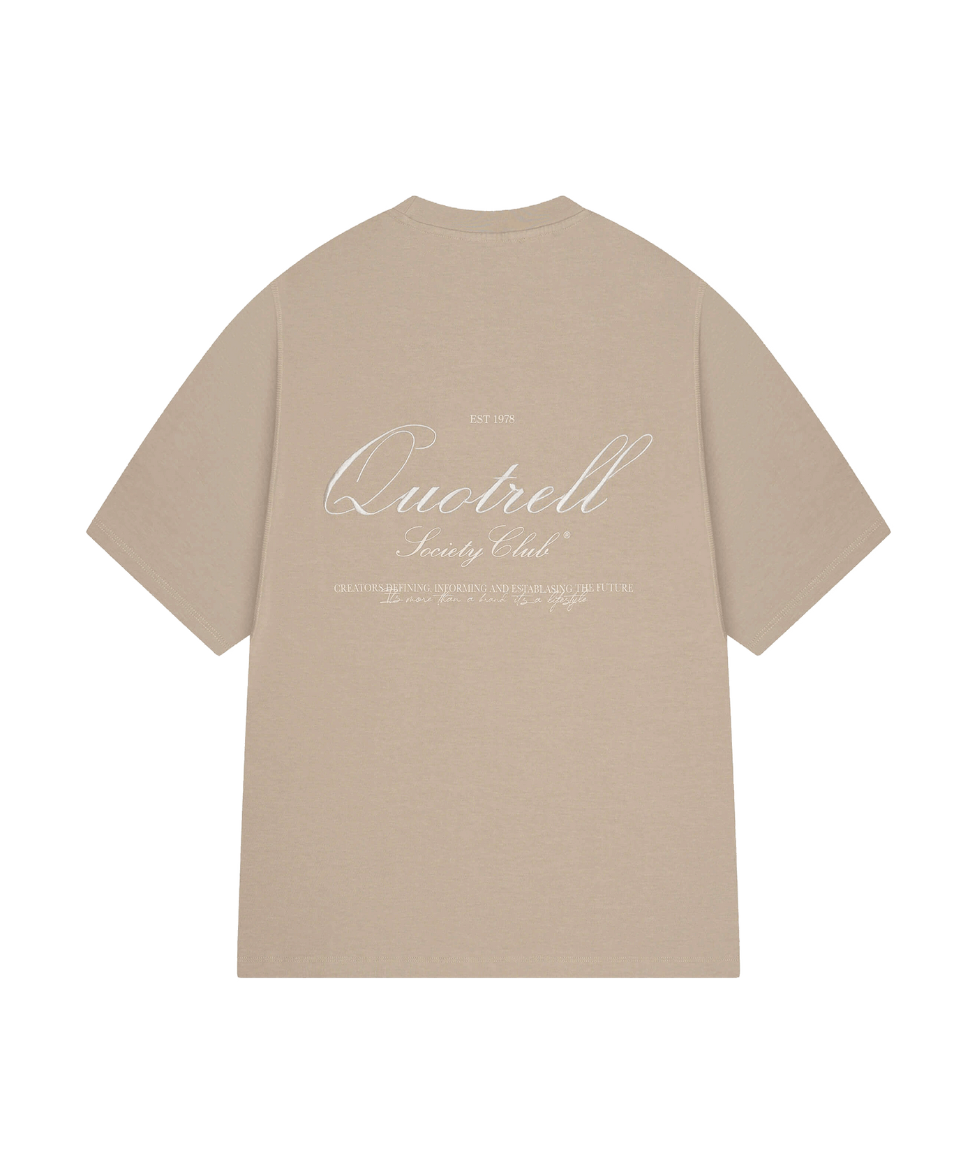 Quotrell - Creators - T-shirt - Greige/off White