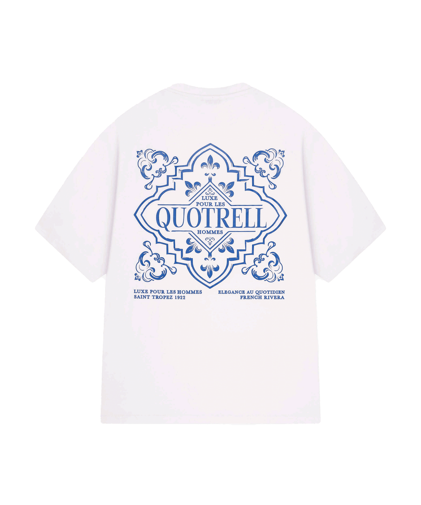 Quotrell - Coastal - T-shirt - White/blue