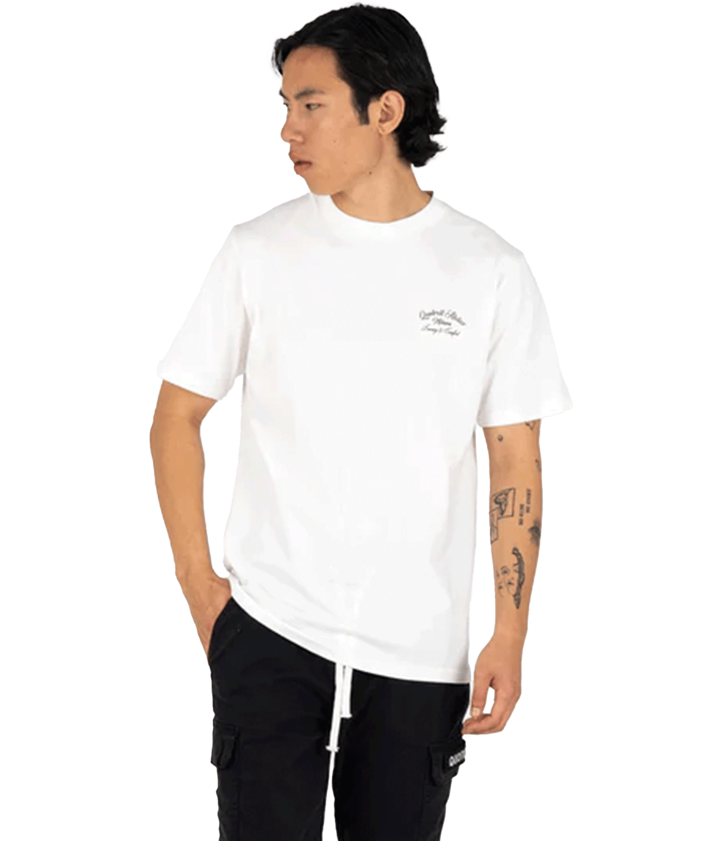 Quotrell - Atelier Milano - T-shirt - Off White/brown