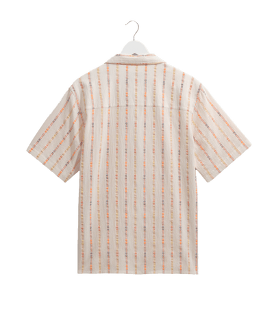Wax London - Didcot - Shirt - Ecru/orange