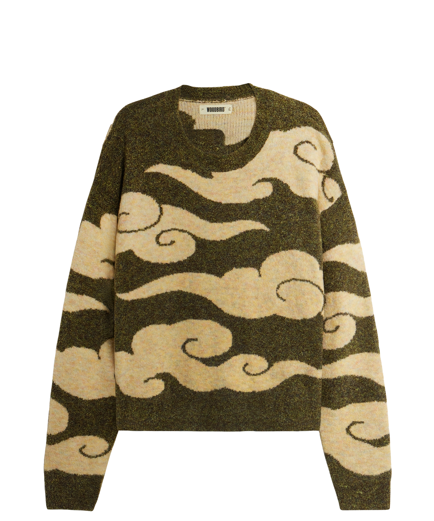 Woodbird - 2536-811 - Wbkurt Cloud Crew - Dark Green