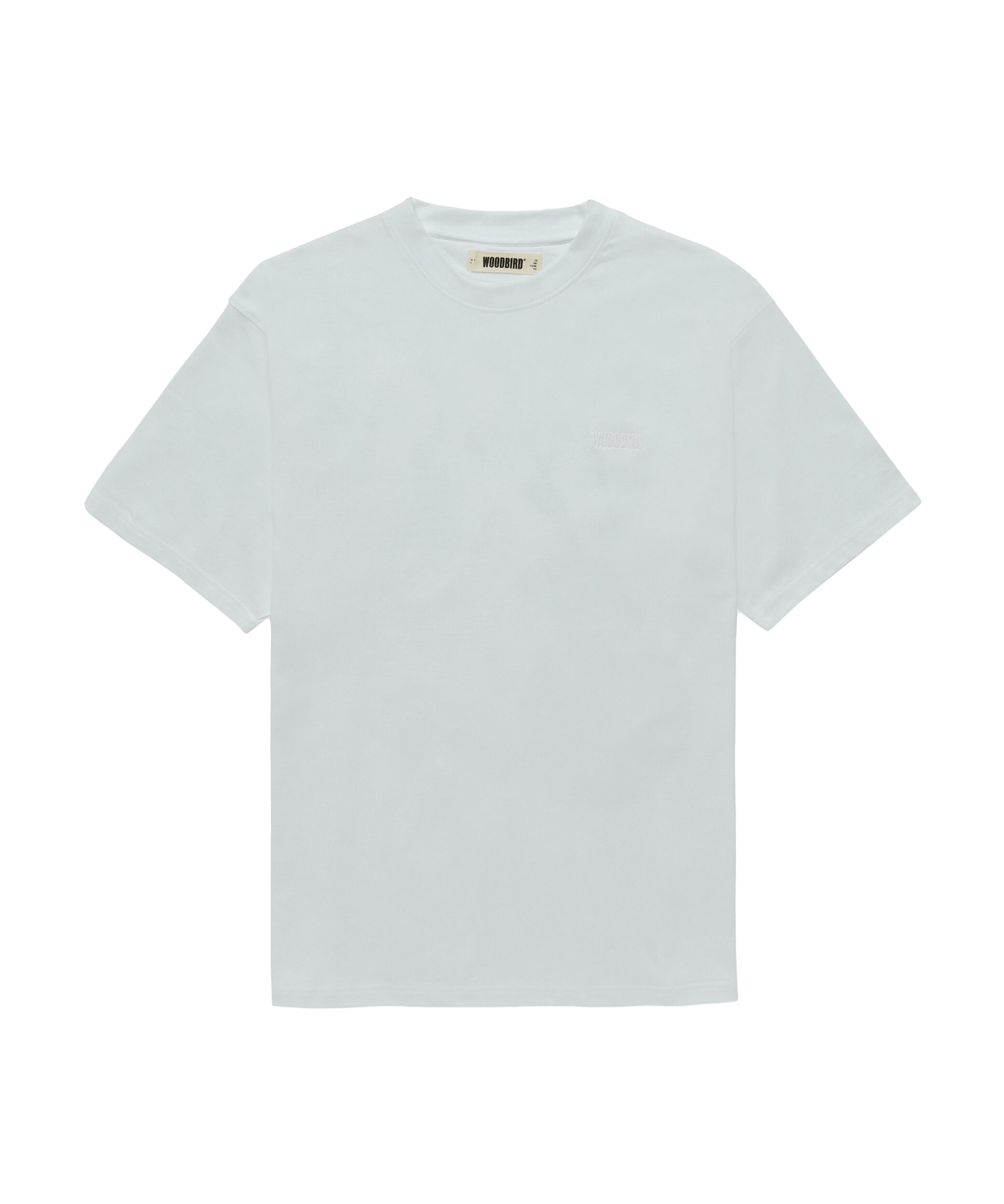 Woodbird - 2526-408 - Wbbaine Cray T-shirt - White