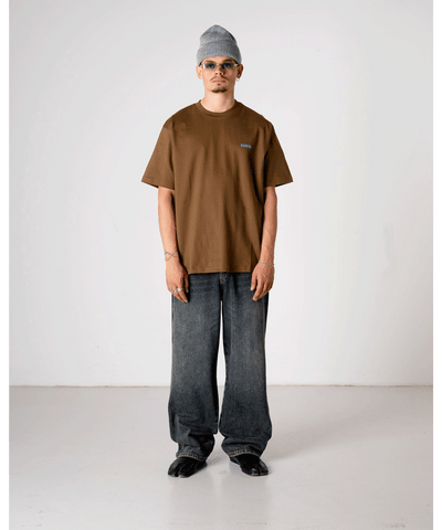 Woodbird - 2536-410 - Wbbaine Koi T-shirt - Dk Brown