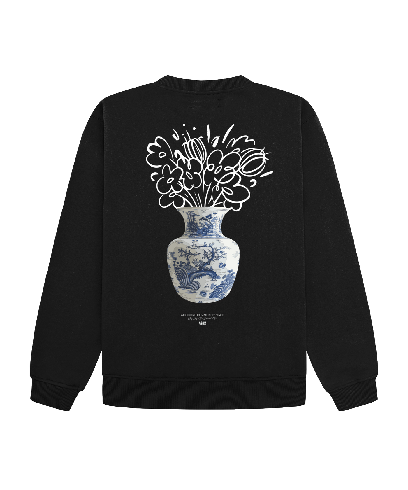 Woodbird - 2536-610 - Wbcane Ming Crew - Black