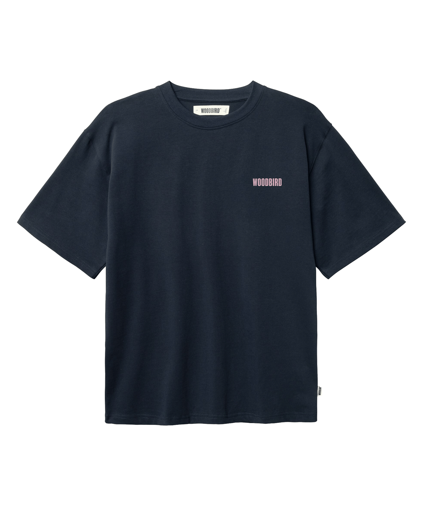 Woodbird - 2536-410 - Wbbaine Koi T-shirt - Dark Navy