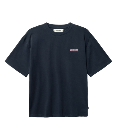 Woodbird - 2536-410 - Wbbaine Koi T-shirt - Dark Navy