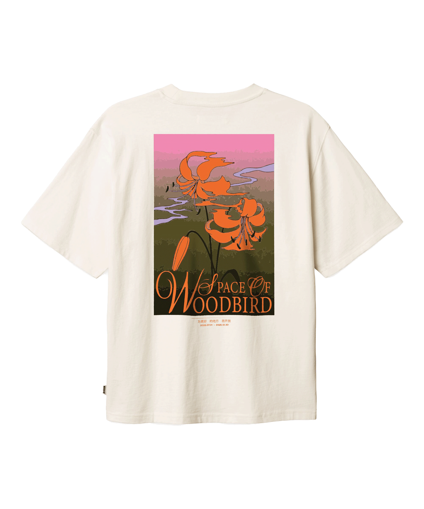 Woodbird - 2536-407 - Wbbaine Flower T-shirt - Off White