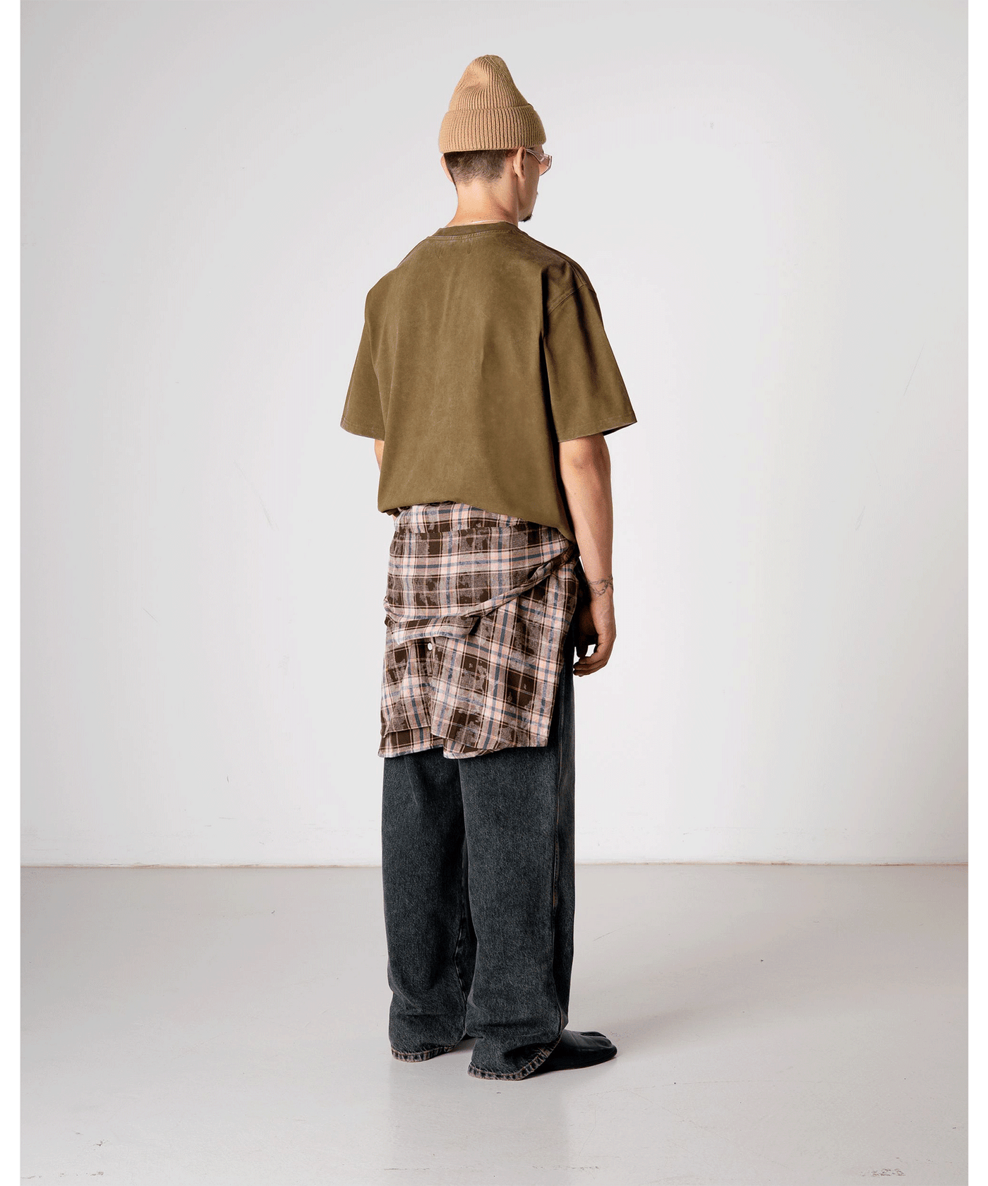 Woodbird - 2536-412 - Wbbeam Dye T-shirt - Dark Brown
