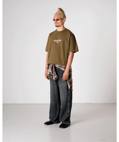 Woodbird - 2536-412 - Wbbeam Dye T-shirt - Dark Brown