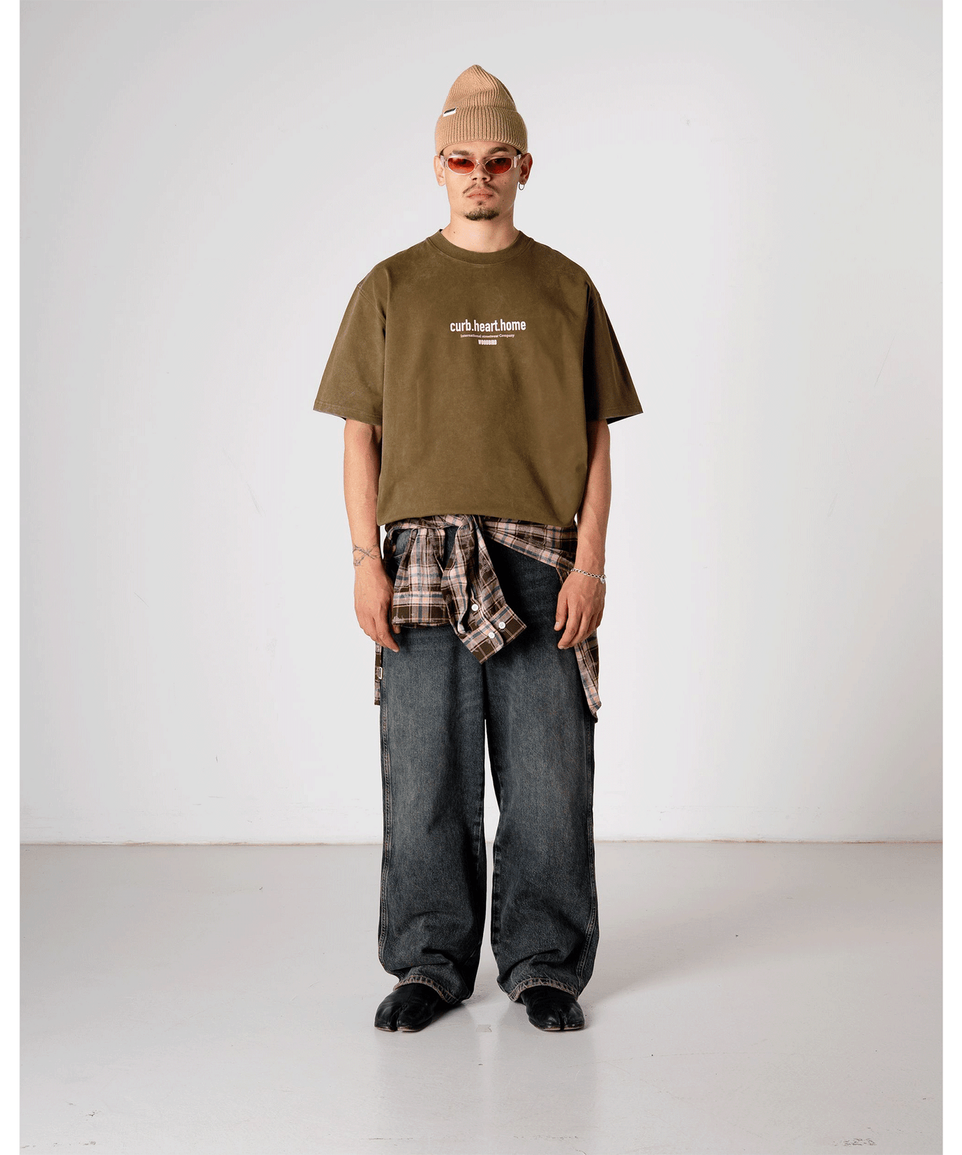 Woodbird - 2536-412 - Wbbeam Dye T-shirt - Dark Brown