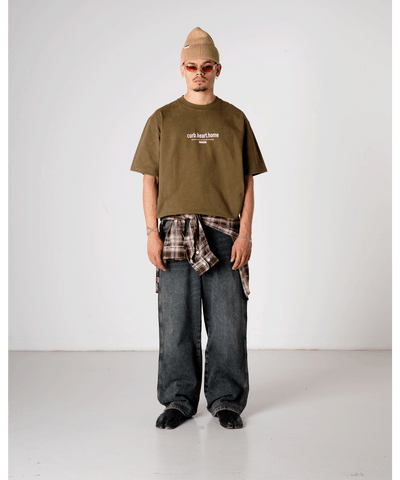 Woodbird - 2536-412 - Wbbeam Dye T-shirt - Dark Brown