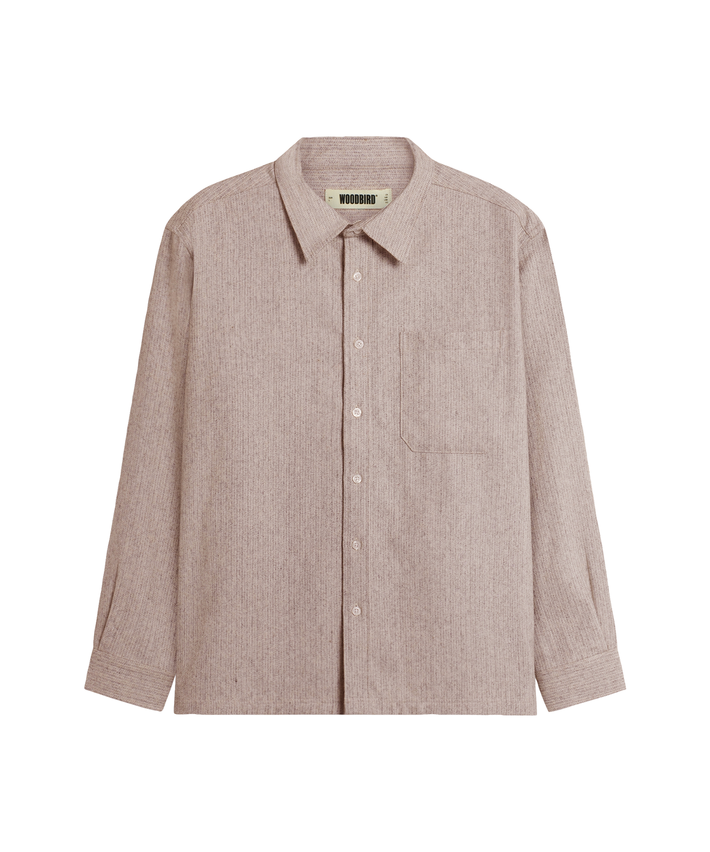 Woodbird - 2536-703 - Wbbuzo Wool Shirt - Light Pink