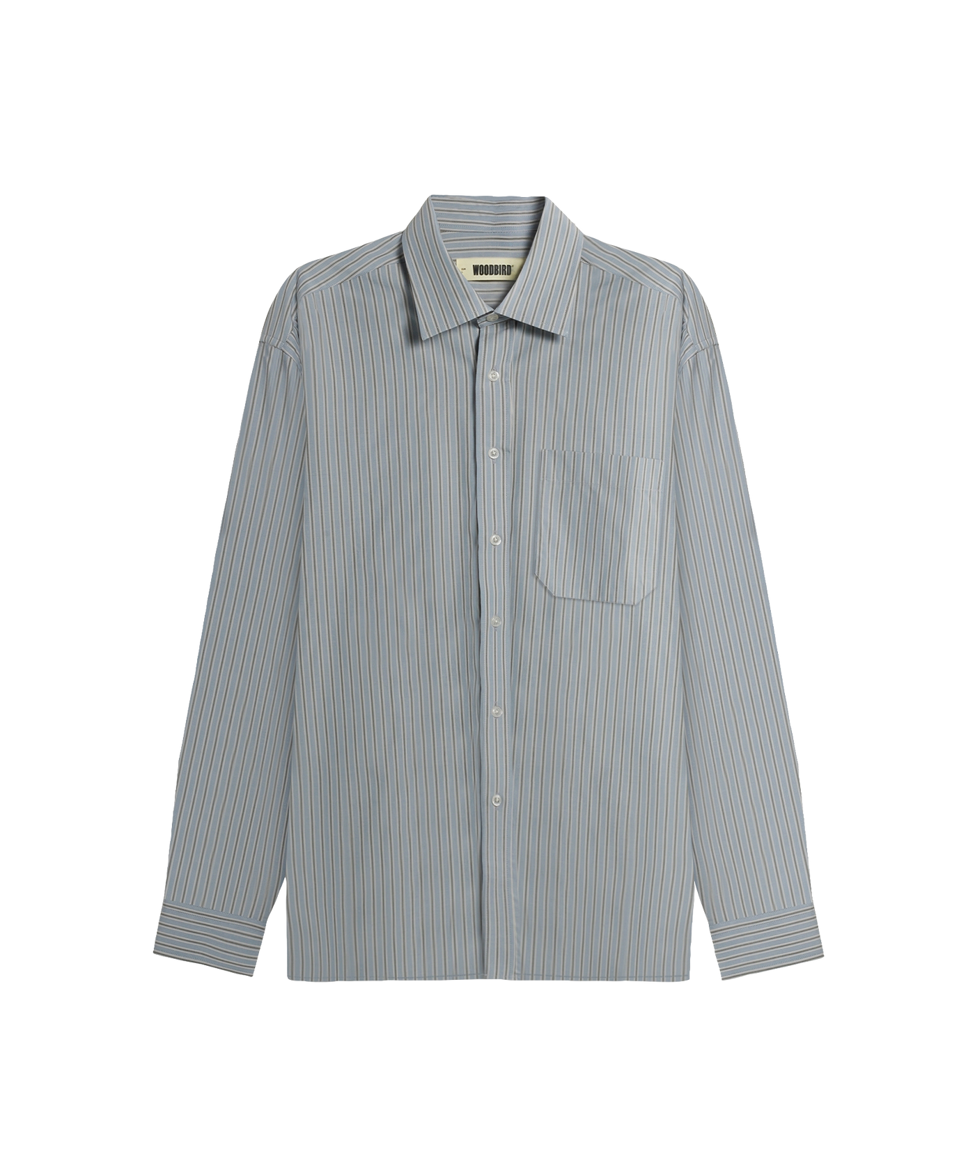 Woodbird - 2536-701 - Wbbuzo Striped Shirt - Lt Blue