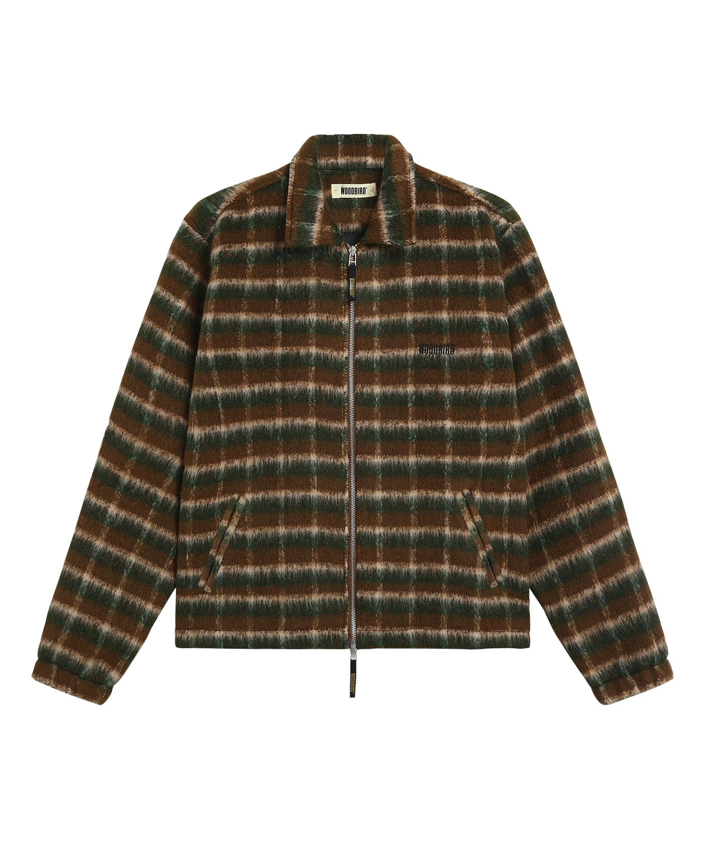 Woodbird - 2536-907 - Wbyouth Fuzzy Jacket - Dark Green