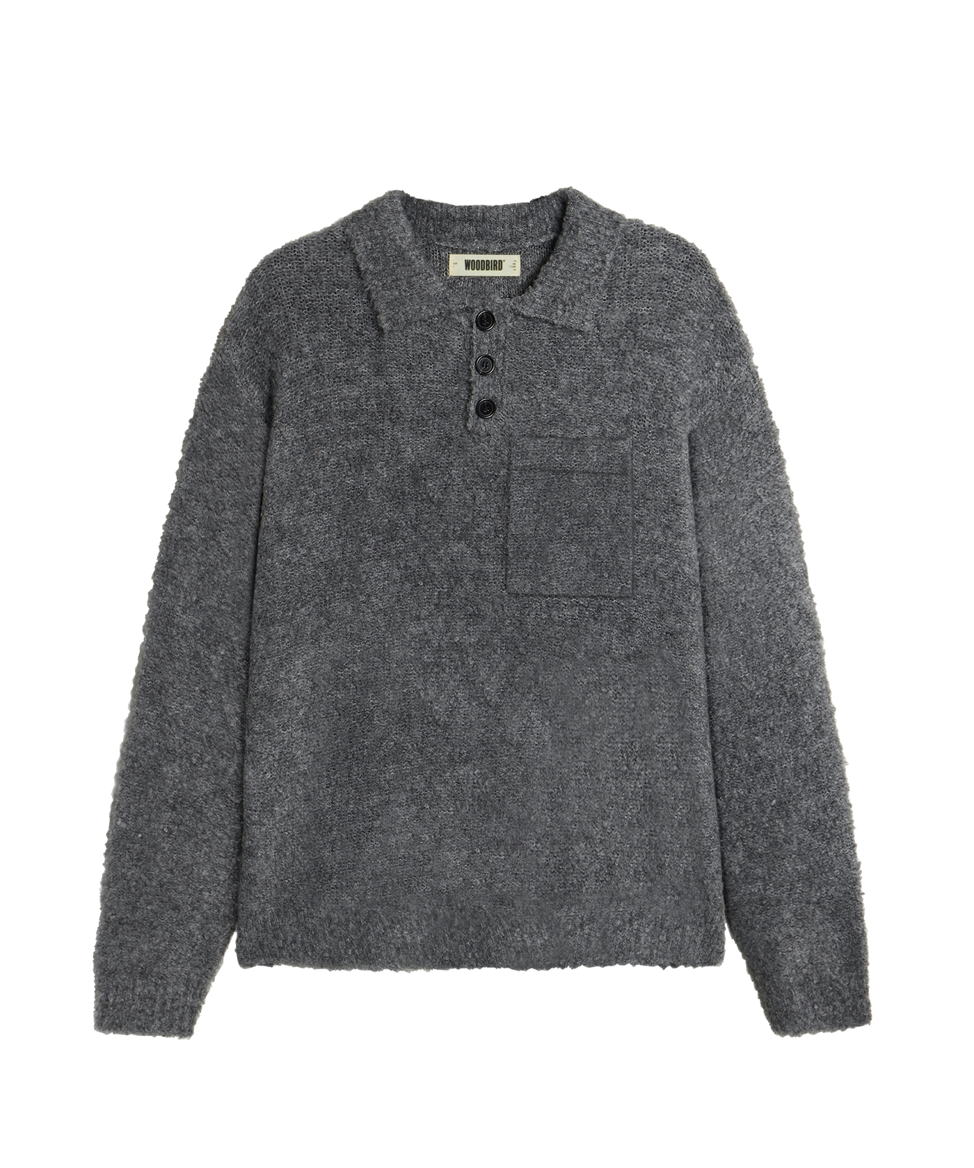 Woodbird - 2536-804 - Wbdom Loop Polo - Asphalt