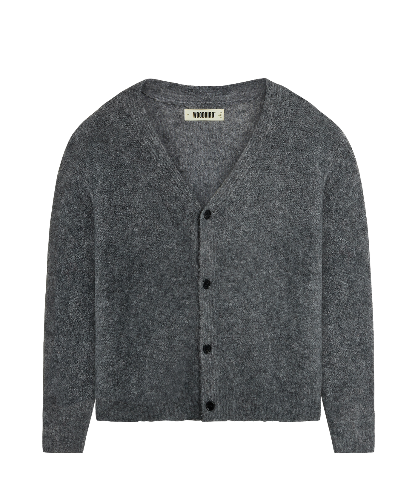 Woodbird - 2536-803 - Wbkoon Loop Cardigan - Asphalt