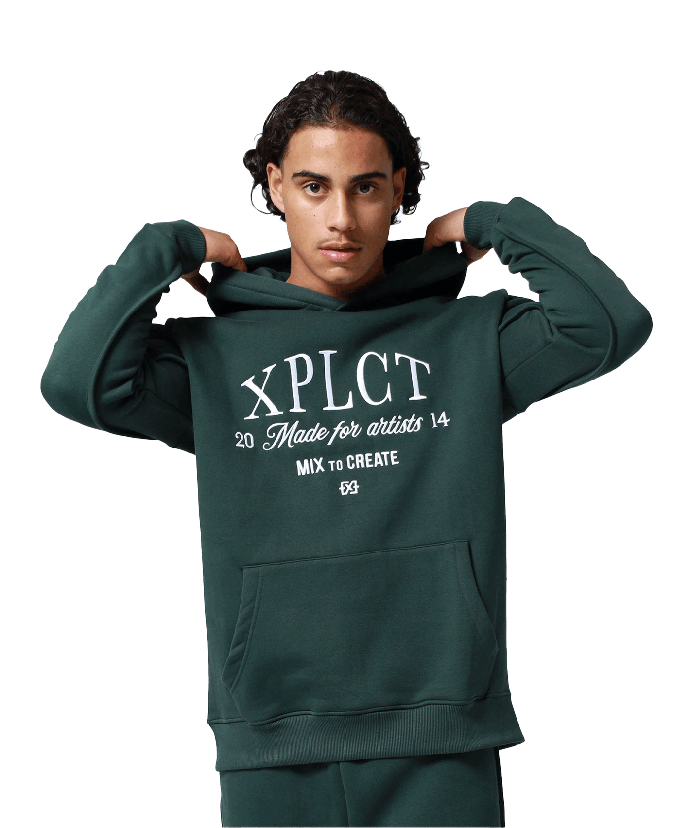 XPLCT STUDIOS - Carbon - Hoodie - 370 Green