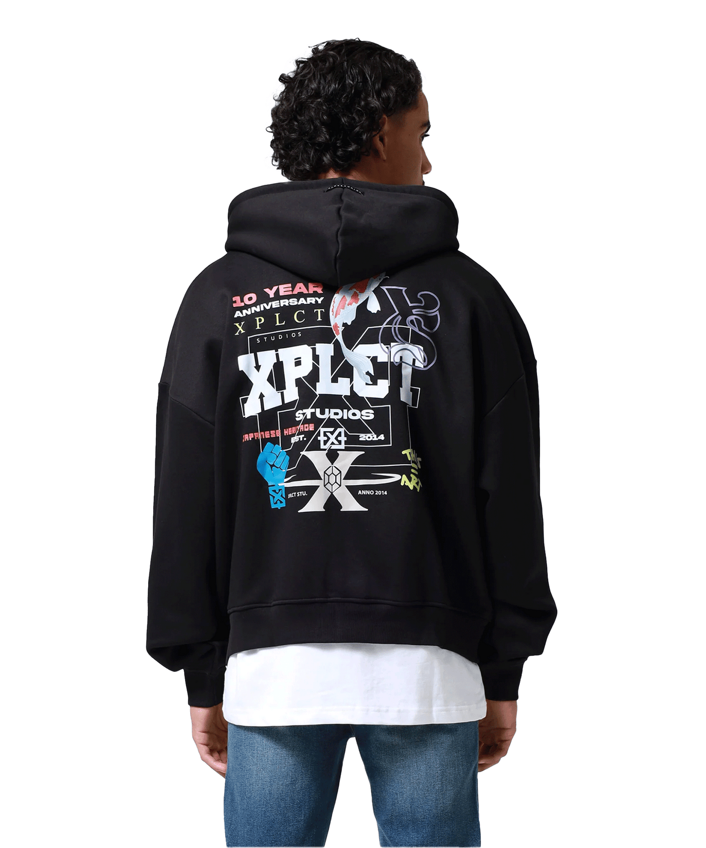 XPLCT STUDIOS - Decade - Hoodie - 10 Black