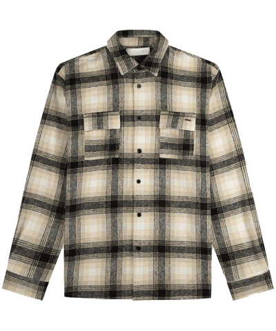 CROYEZ - Midweight - Flannel Overshirt - Light Brown