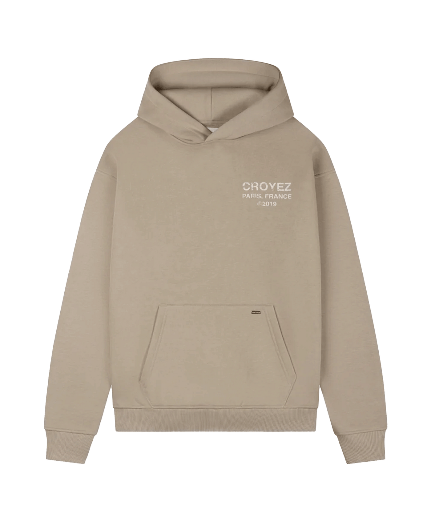 CROYEZ - Gallery Grunge - Hoodie - Beige/white