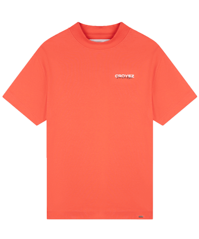 CROYEZ - Freres - T-shirt - Coral/white
