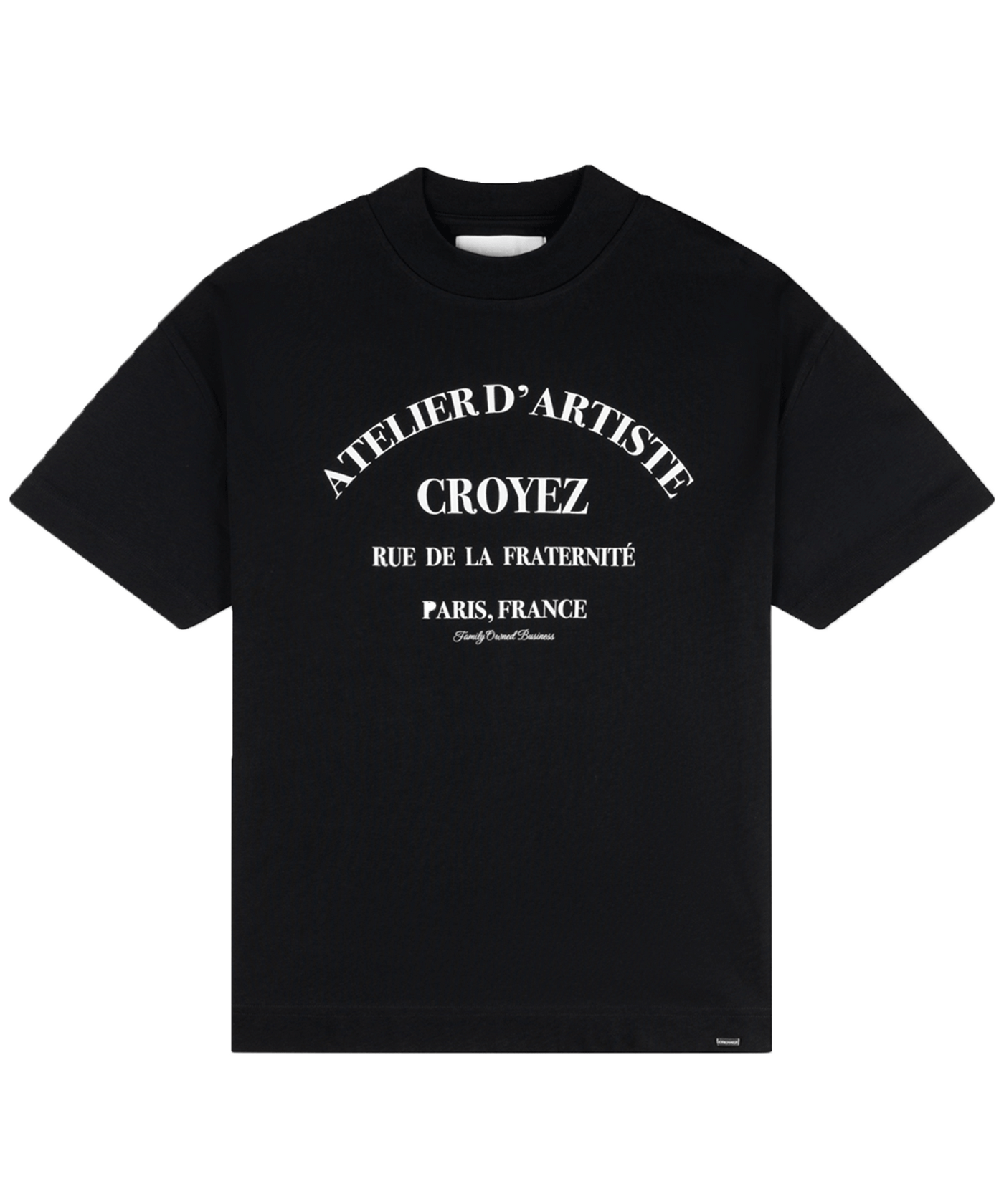 CROYEZ - Atelier - T-shirt - Black/white