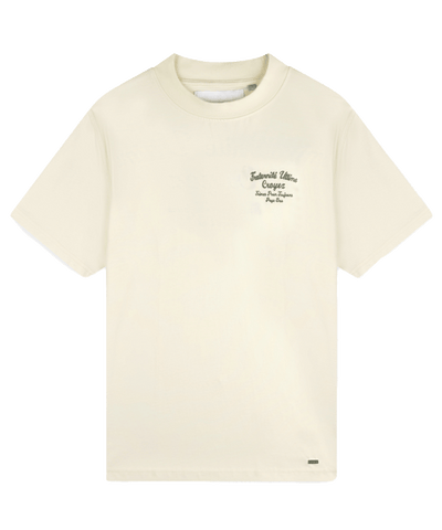 CROYEZ - Fraternite - T-shirt - Buttercream/washed Olive