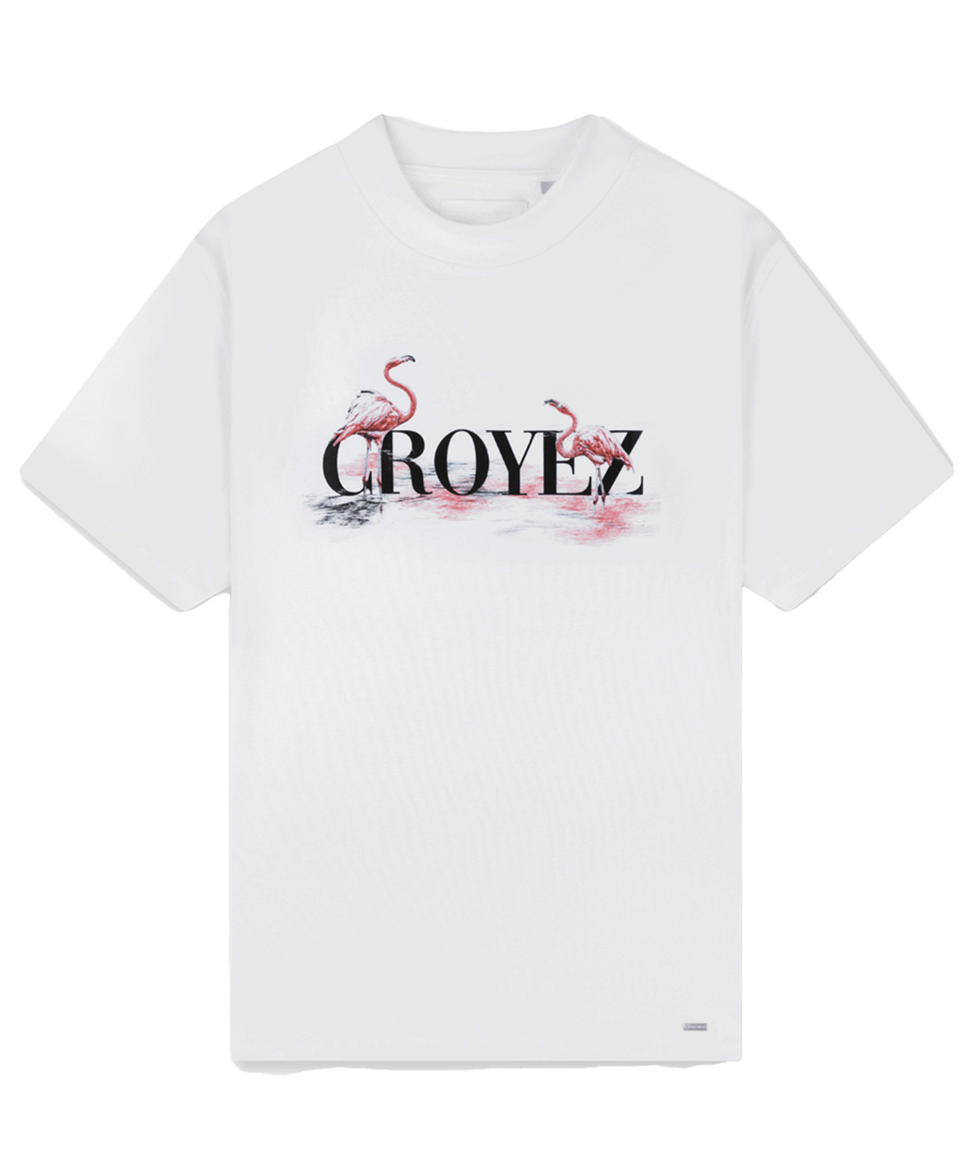 CROYEZ - Pink Flamingo - T-shirt - White