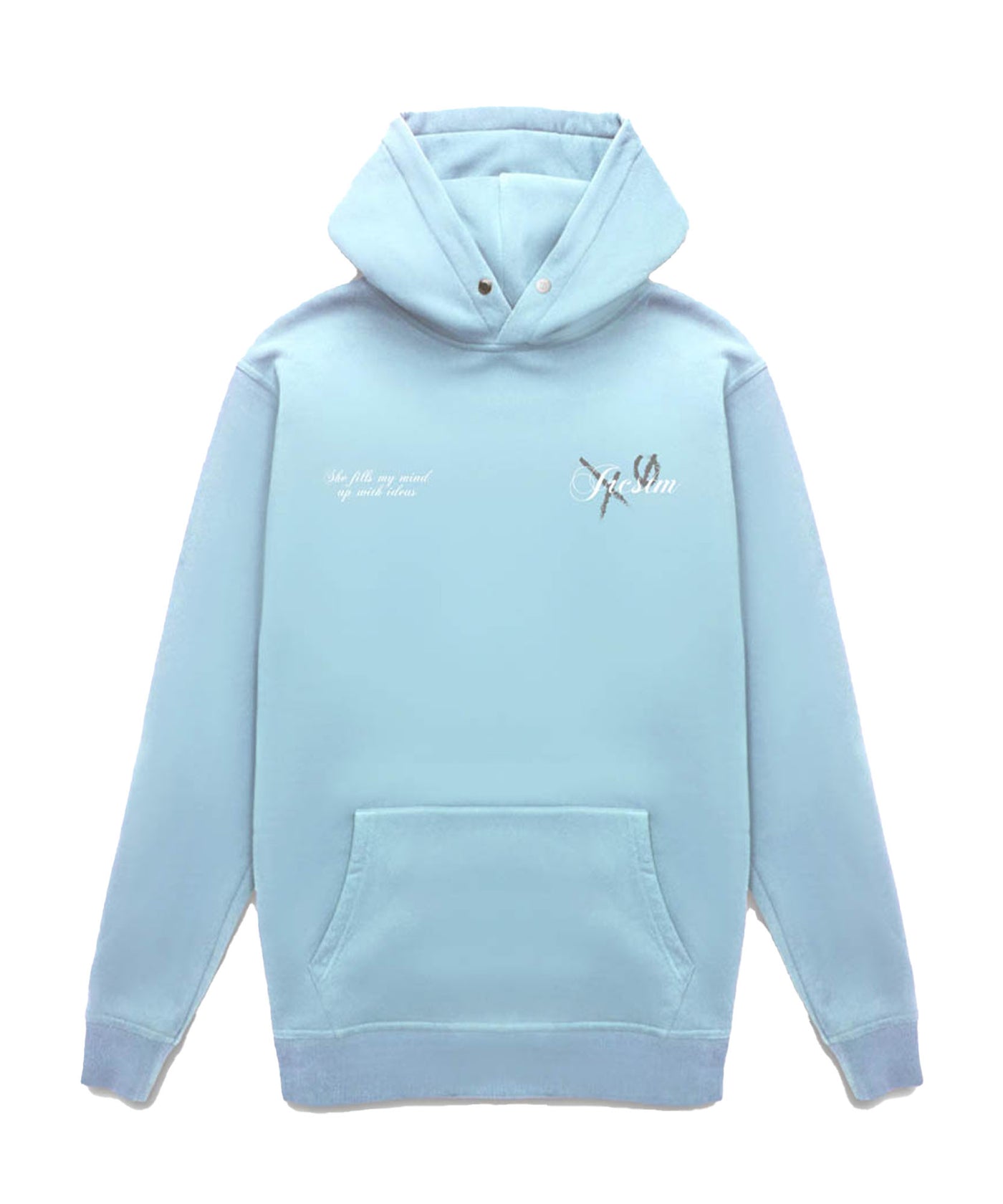 JorCustom - Angel - Slim Fit Hoodie - Blue