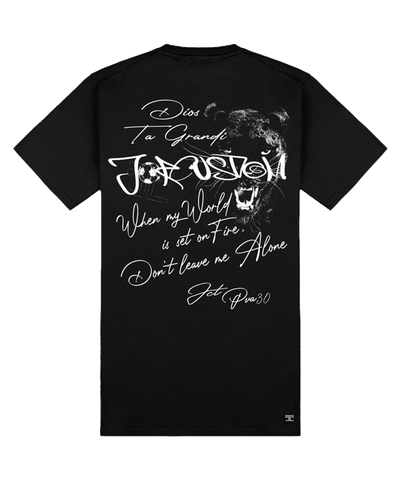 JorCustom - Panter - Slim Fit T-shirt - Black