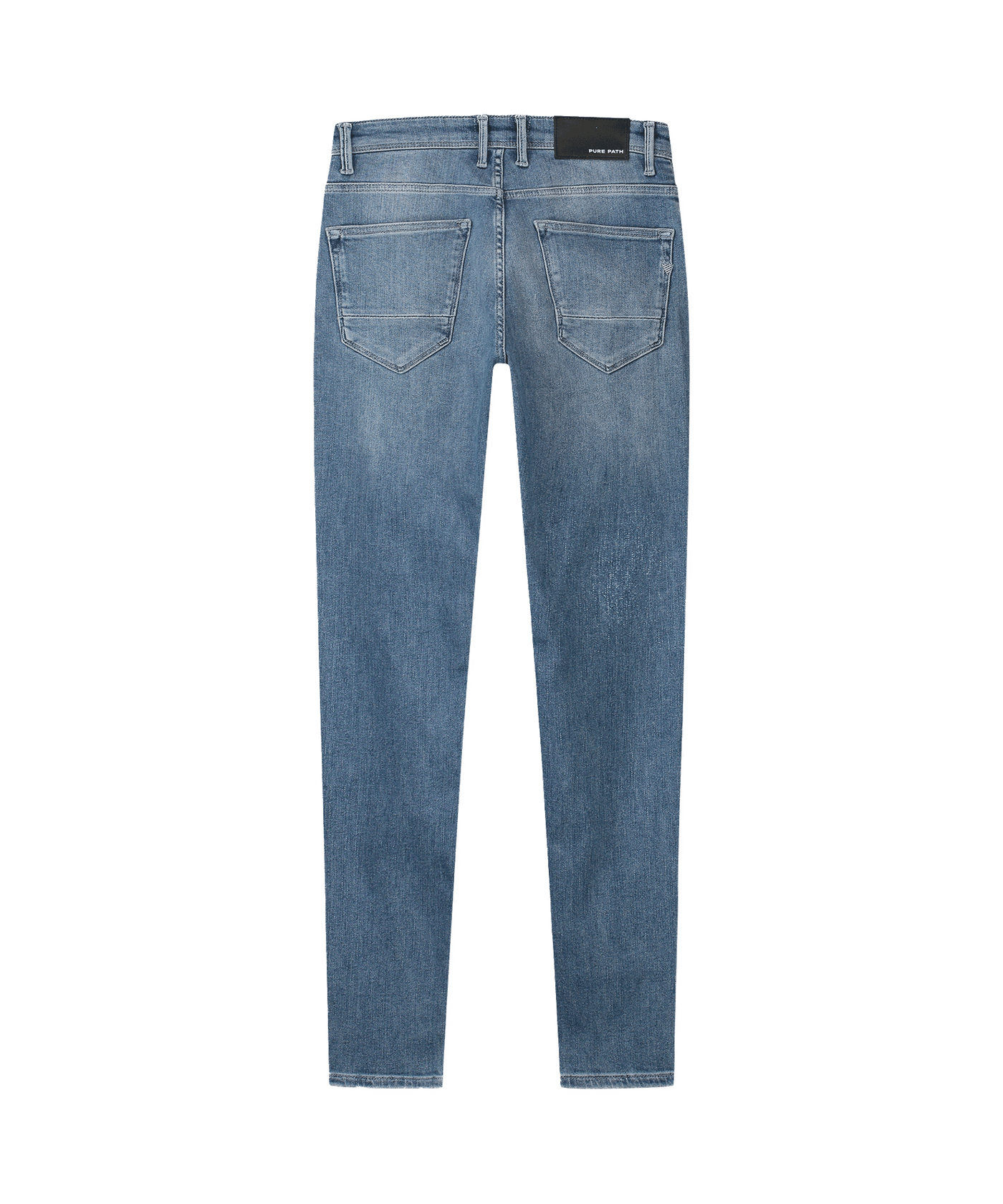 Pure Path - W1348 - The Jone Skinny Fit Jeans Denim Mid Blue