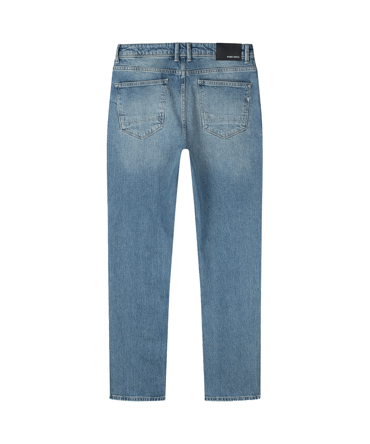 Pure Path - W1315 - The Eric Regular Fit Jeans Denim Mid Blue