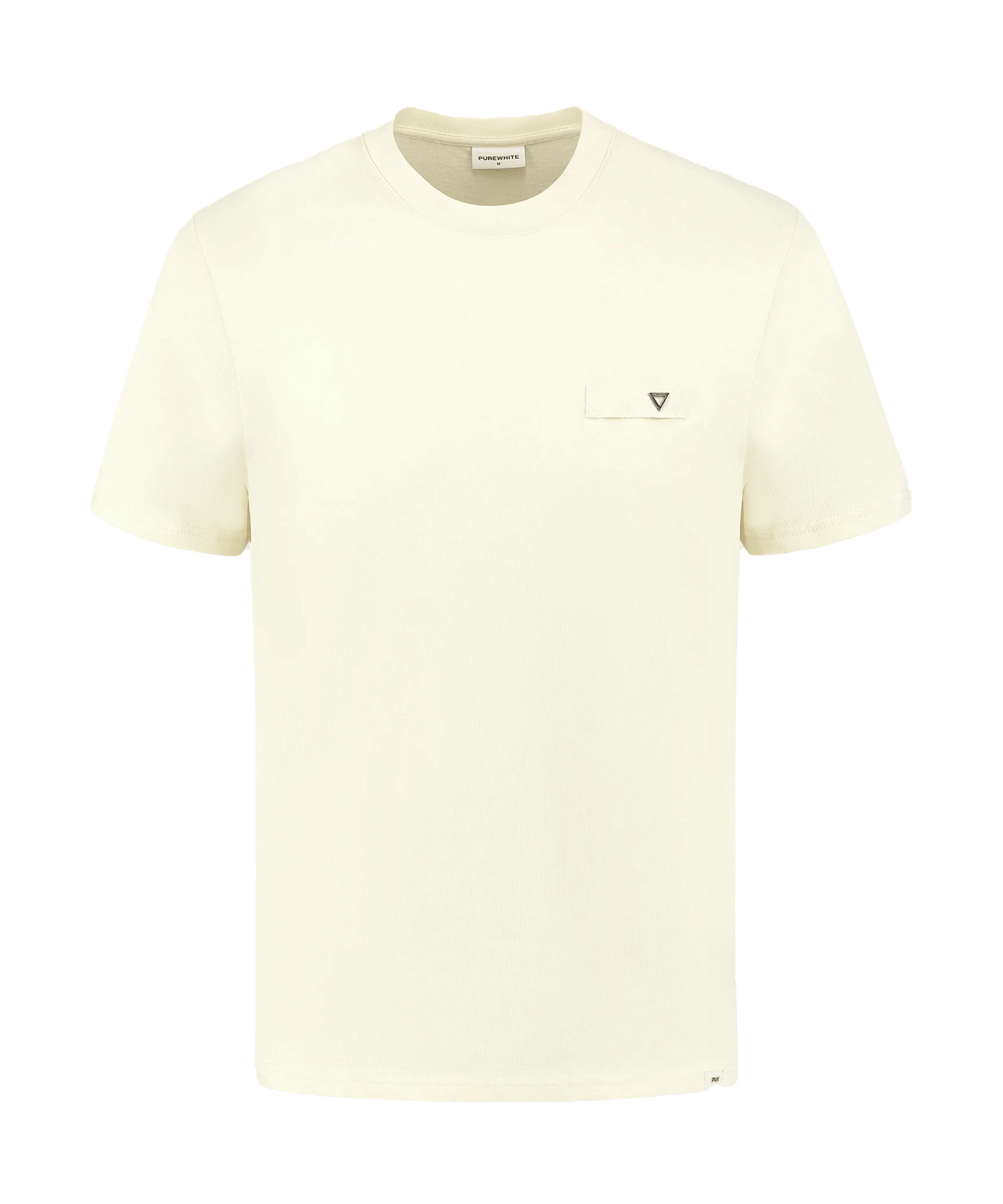 PureWhite - 23030102 - T-shirt - Ecru