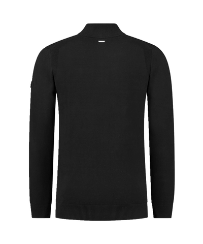 PureWhite - 23030813 - Half Zip - Black