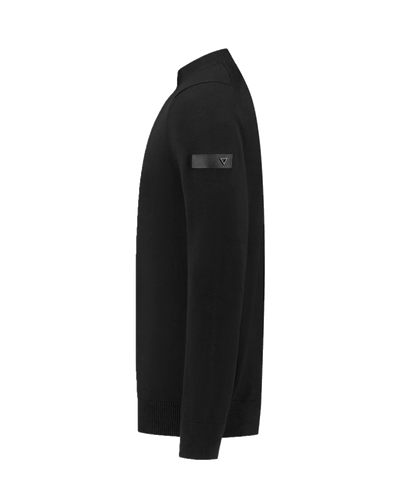 PureWhite - 23030813 - Half Zip - Black