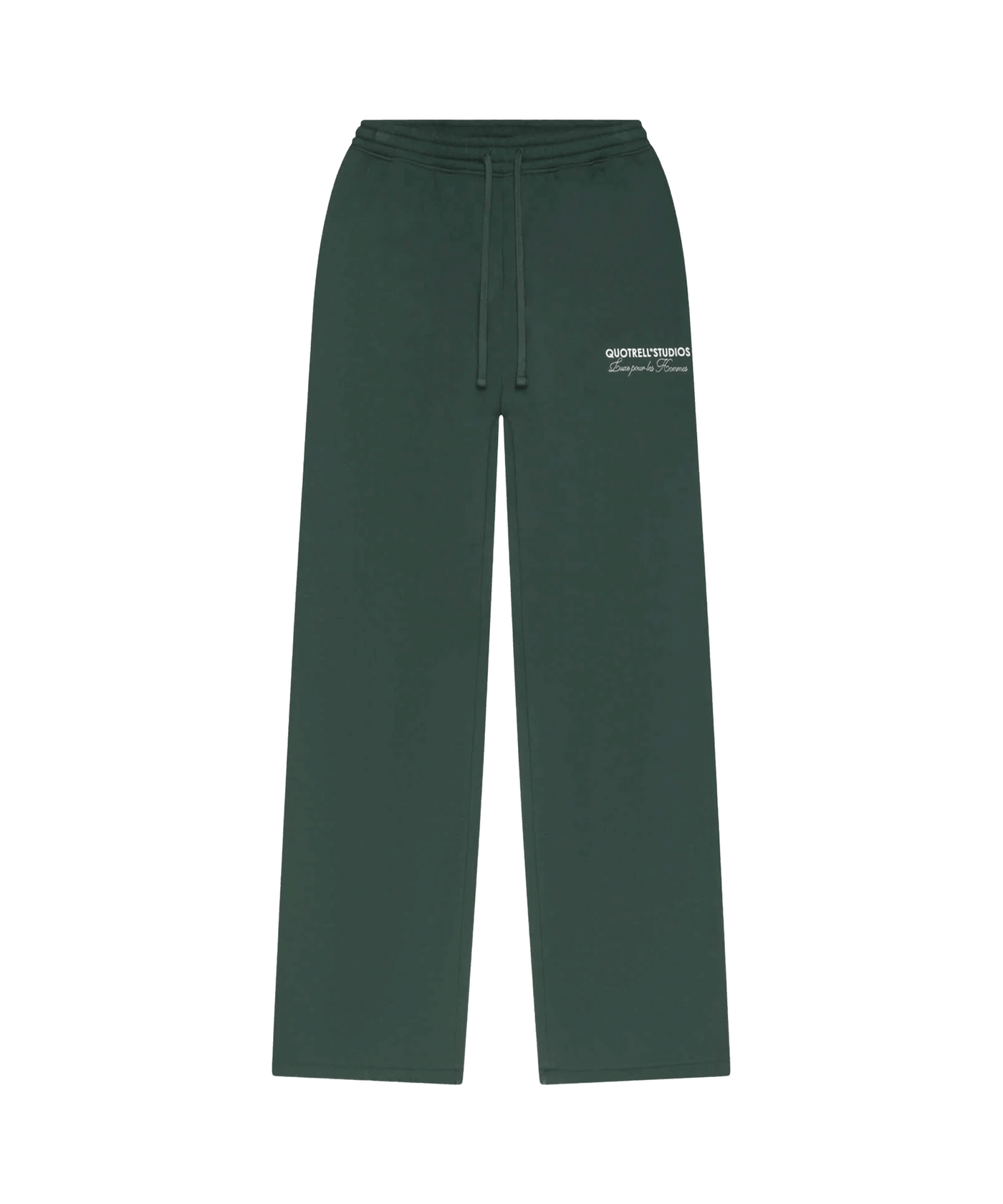 Quotrell - Studios - Pants - Petrol/white