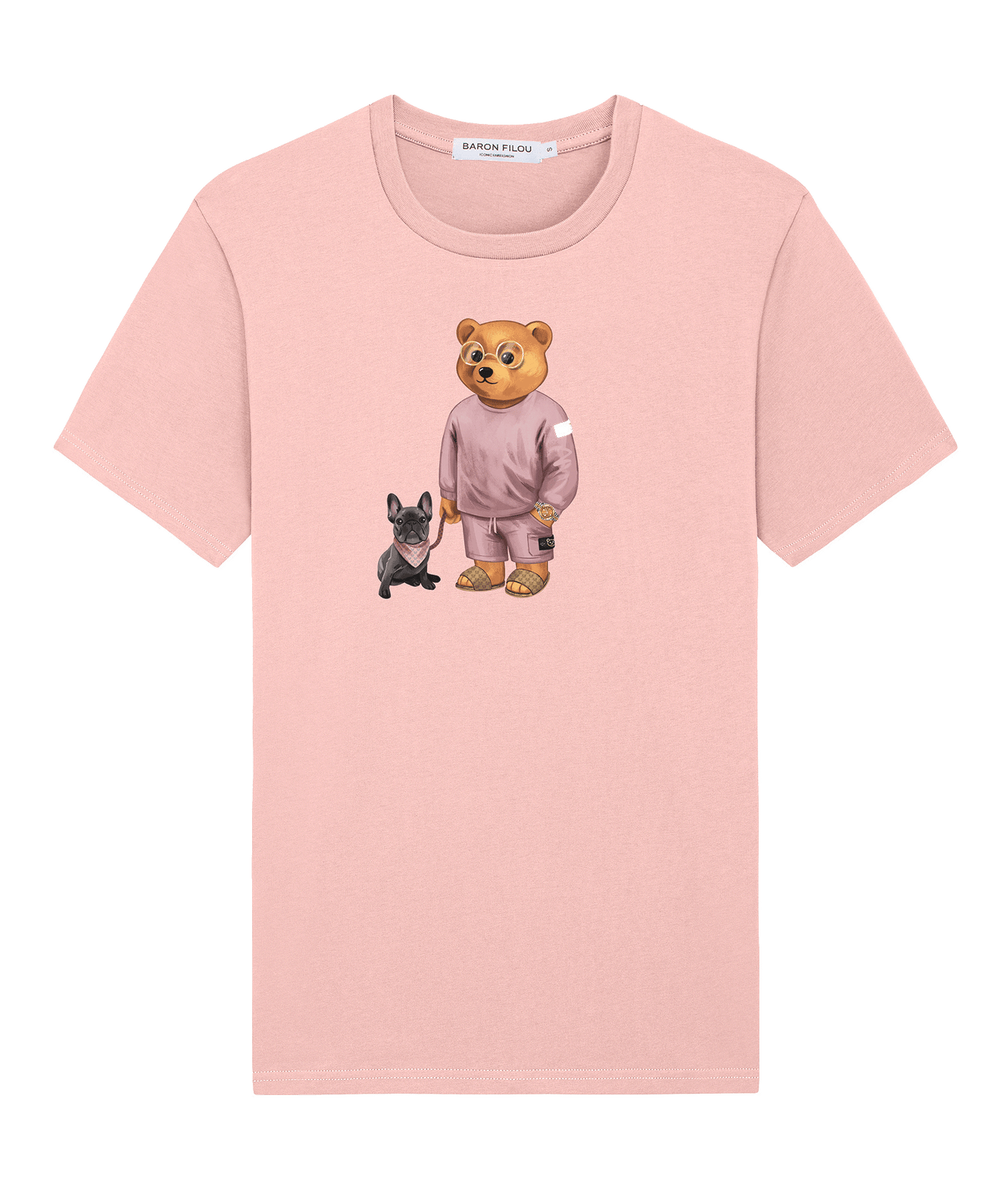 Baron Filou - Filou Lxiv - Organic T-shirt - Crystal Rose