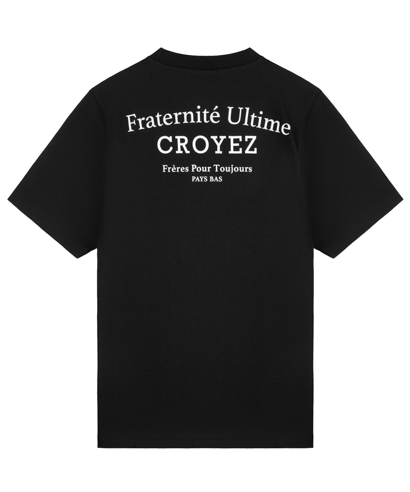 CROYEZ - Fraternite - T-shirt - 904 Black/white