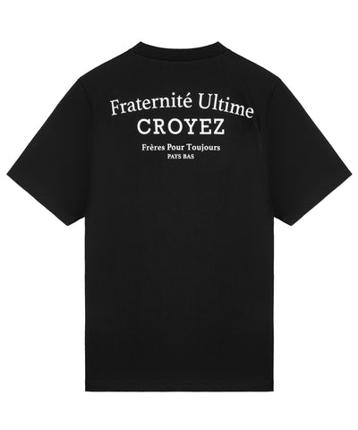 CROYEZ - Fraternite - T-shirt - 904 Black/white
